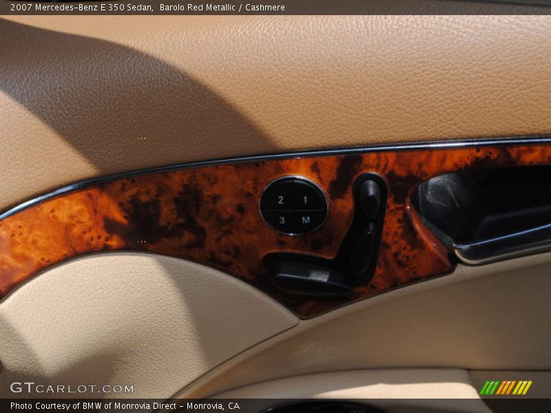 Barolo Red Metallic / Cashmere 2007 Mercedes-Benz E 350 Sedan