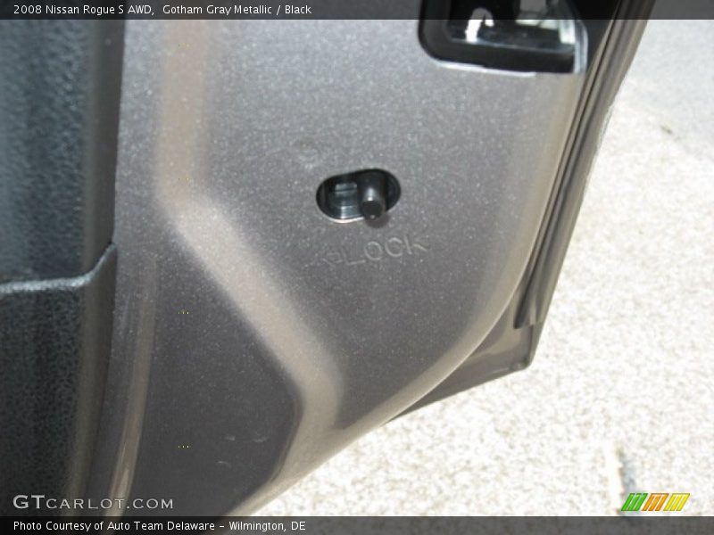 Gotham Gray Metallic / Black 2008 Nissan Rogue S AWD