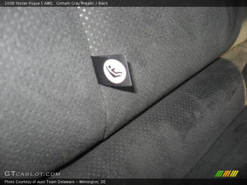 Gotham Gray Metallic / Black 2008 Nissan Rogue S AWD