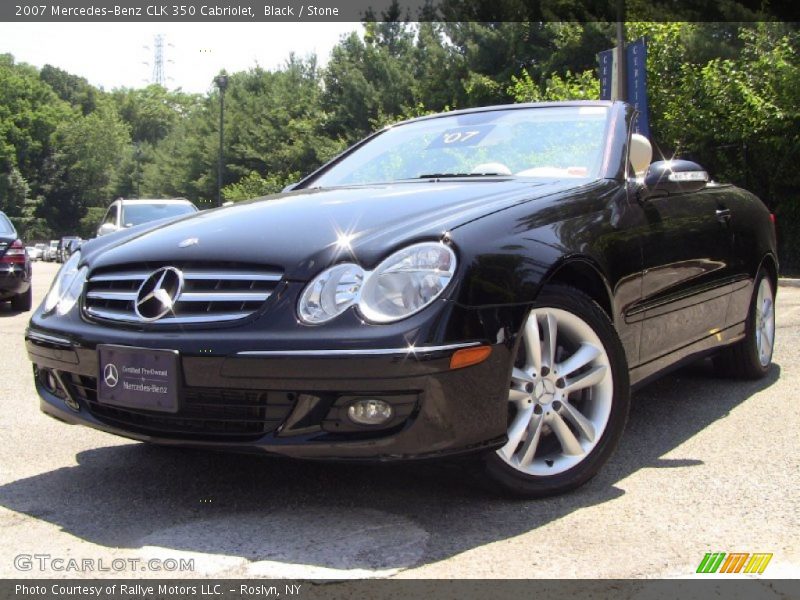 Black / Stone 2007 Mercedes-Benz CLK 350 Cabriolet