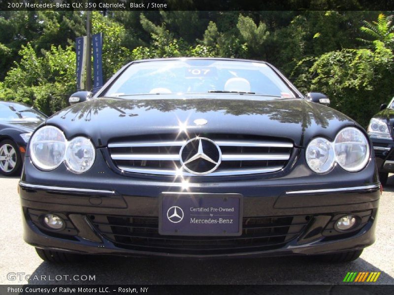 Black / Stone 2007 Mercedes-Benz CLK 350 Cabriolet