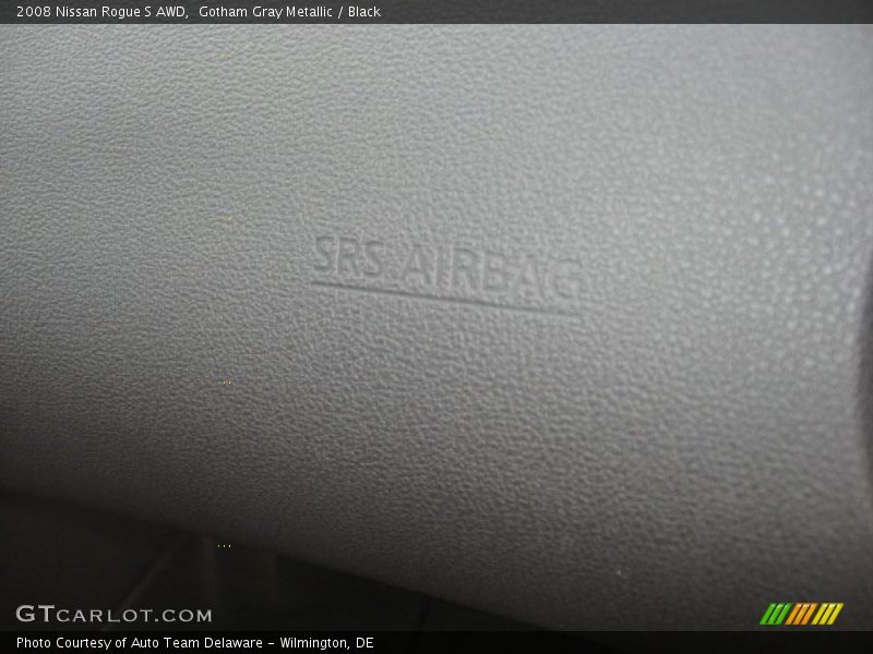 Gotham Gray Metallic / Black 2008 Nissan Rogue S AWD