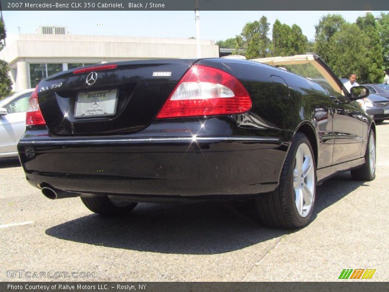 Black / Stone 2007 Mercedes-Benz CLK 350 Cabriolet