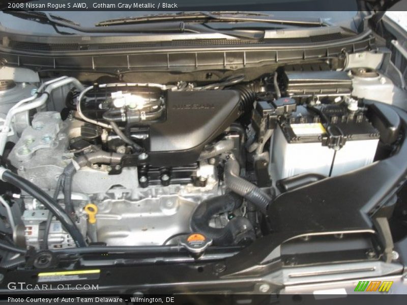 Gotham Gray Metallic / Black 2008 Nissan Rogue S AWD