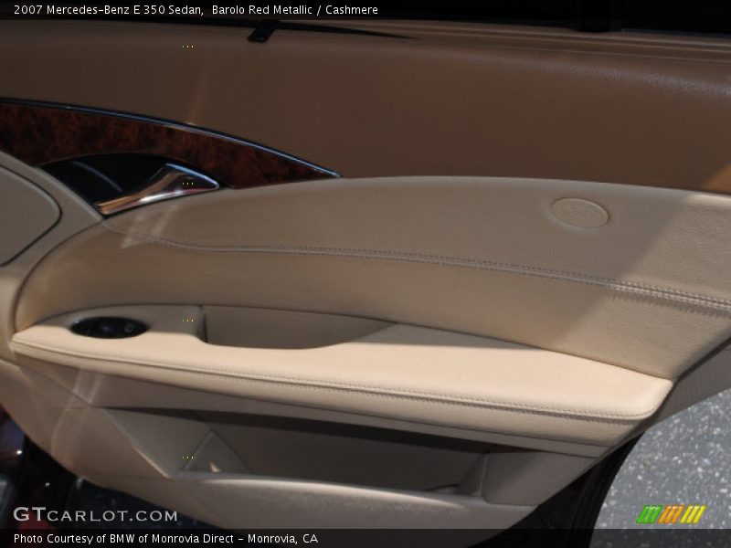 Barolo Red Metallic / Cashmere 2007 Mercedes-Benz E 350 Sedan