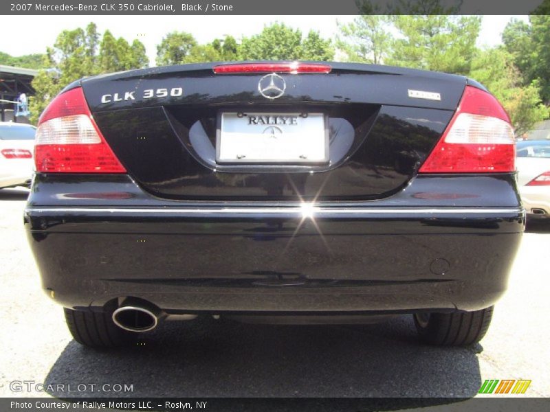 Black / Stone 2007 Mercedes-Benz CLK 350 Cabriolet