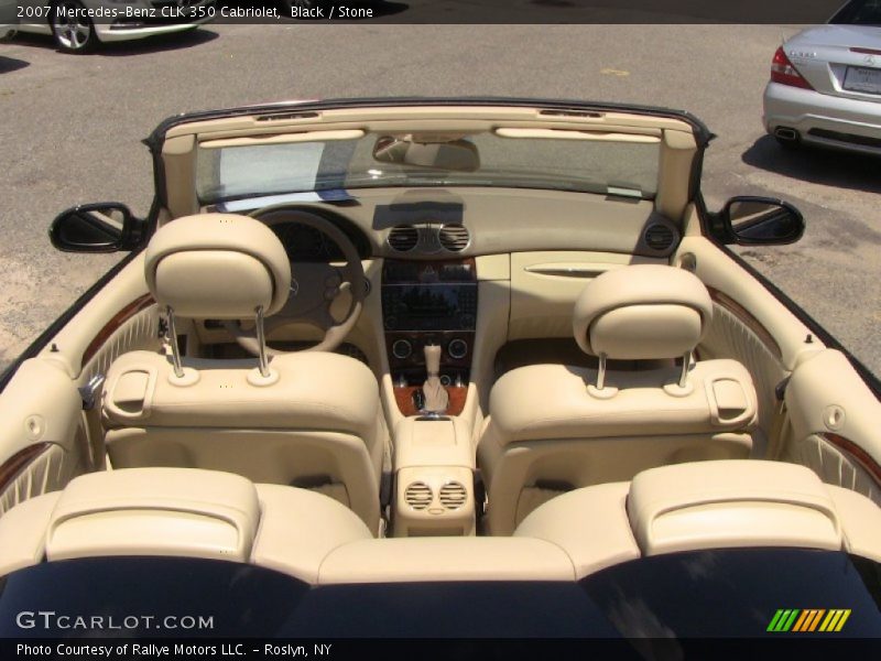 Black / Stone 2007 Mercedes-Benz CLK 350 Cabriolet