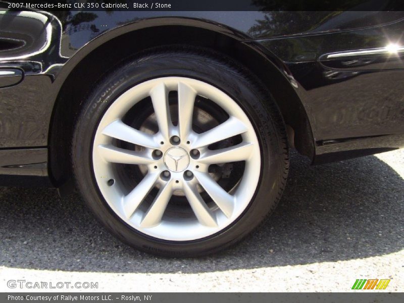 Black / Stone 2007 Mercedes-Benz CLK 350 Cabriolet