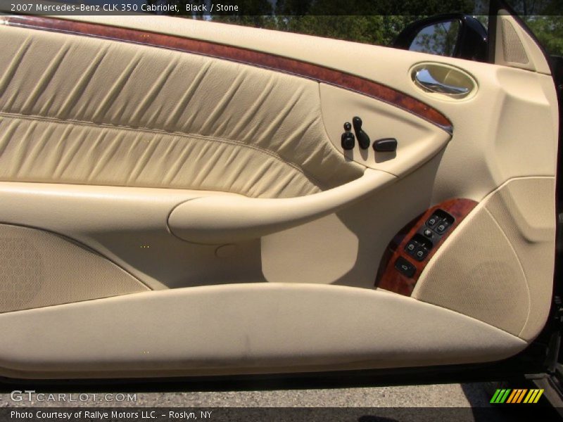 Black / Stone 2007 Mercedes-Benz CLK 350 Cabriolet