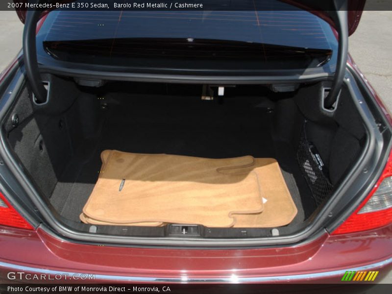 Barolo Red Metallic / Cashmere 2007 Mercedes-Benz E 350 Sedan