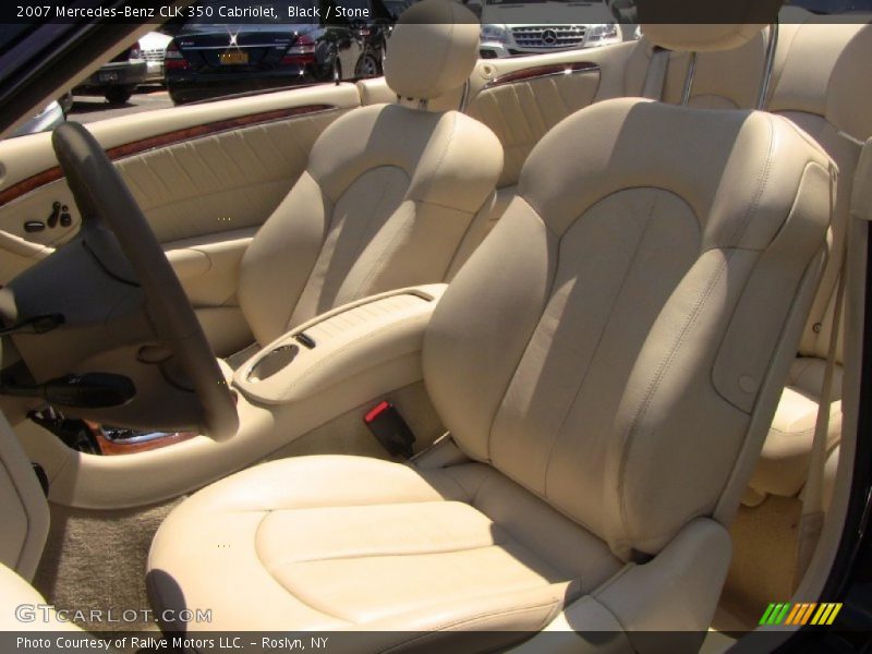 Black / Stone 2007 Mercedes-Benz CLK 350 Cabriolet