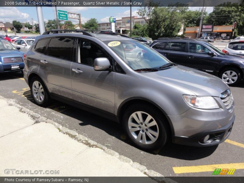 Quartz Silver Metallic / Slate Gray 2008 Subaru Tribeca Limited 7 Passenger