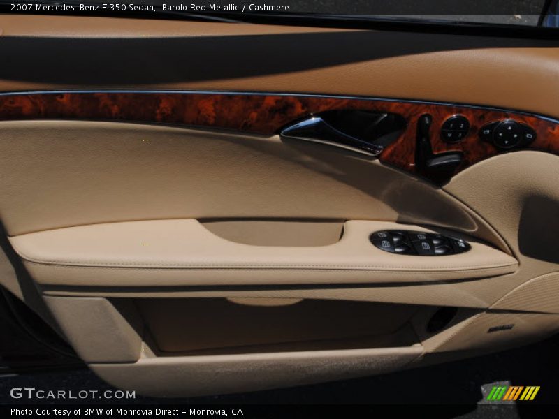 Barolo Red Metallic / Cashmere 2007 Mercedes-Benz E 350 Sedan