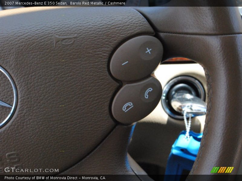 Barolo Red Metallic / Cashmere 2007 Mercedes-Benz E 350 Sedan