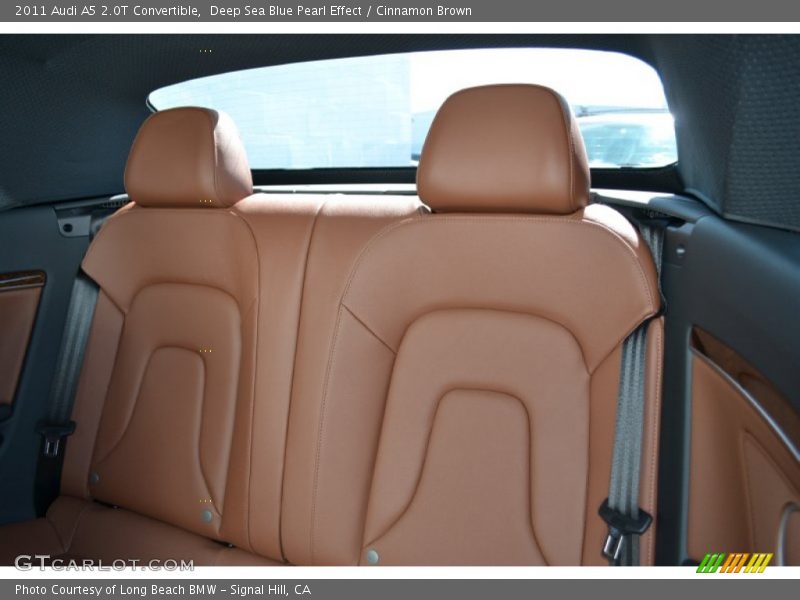Deep Sea Blue Pearl Effect / Cinnamon Brown 2011 Audi A5 2.0T Convertible