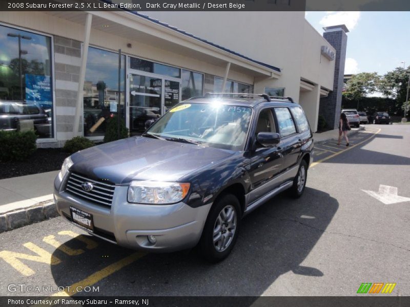 Dark Gray Metallic / Desert Beige 2008 Subaru Forester 2.5 X L.L.Bean Edition