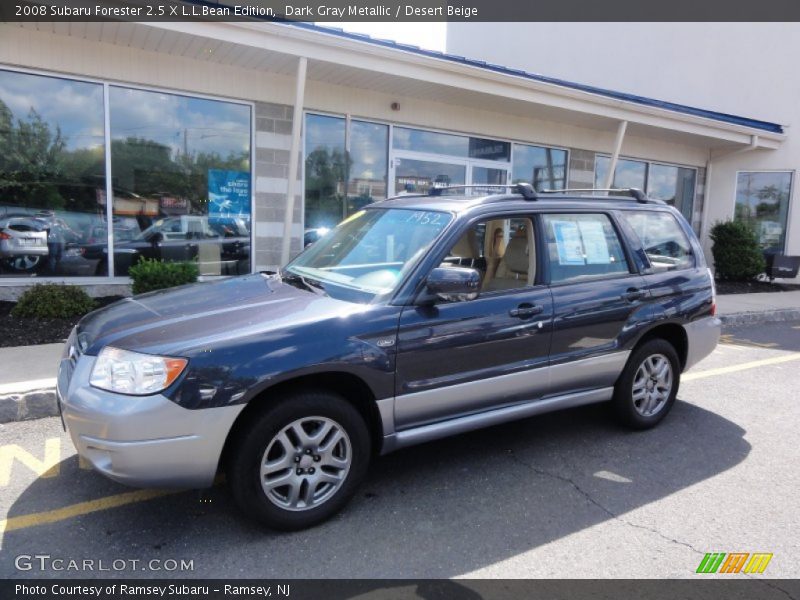 Dark Gray Metallic / Desert Beige 2008 Subaru Forester 2.5 X L.L.Bean Edition