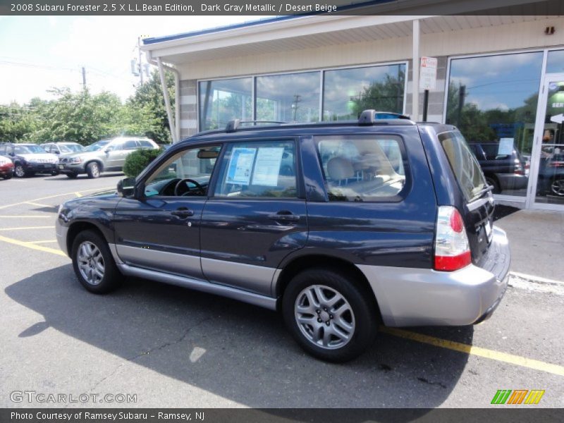Dark Gray Metallic / Desert Beige 2008 Subaru Forester 2.5 X L.L.Bean Edition