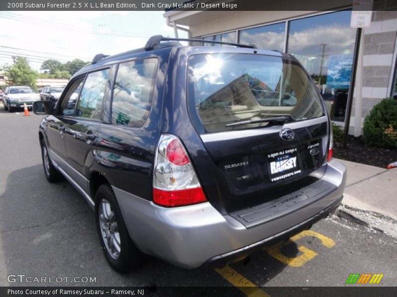 Dark Gray Metallic / Desert Beige 2008 Subaru Forester 2.5 X L.L.Bean Edition