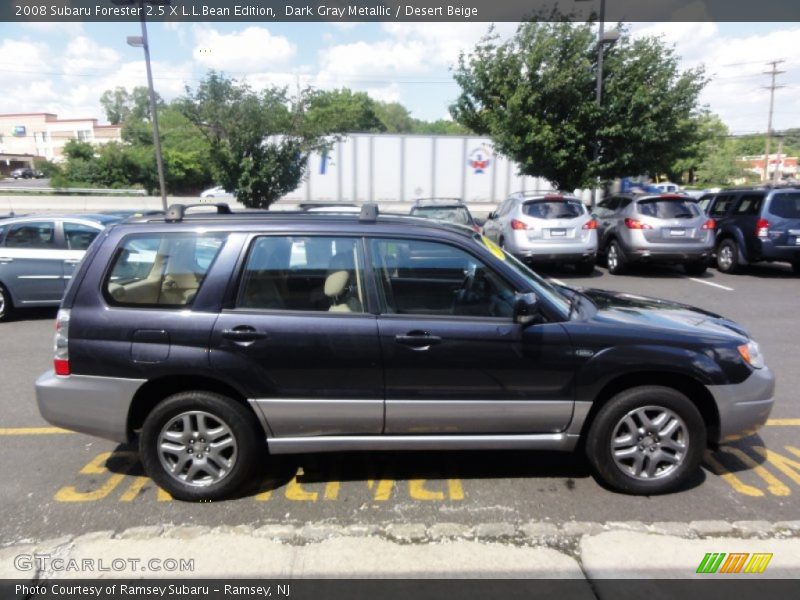 Dark Gray Metallic / Desert Beige 2008 Subaru Forester 2.5 X L.L.Bean Edition