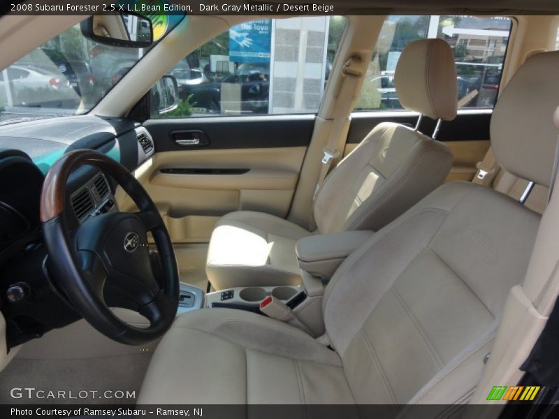 Dark Gray Metallic / Desert Beige 2008 Subaru Forester 2.5 X L.L.Bean Edition
