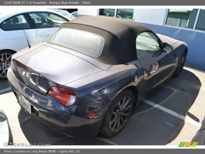 Monaco Blue Metallic / Black 2008 BMW Z4 3.0i Roadster