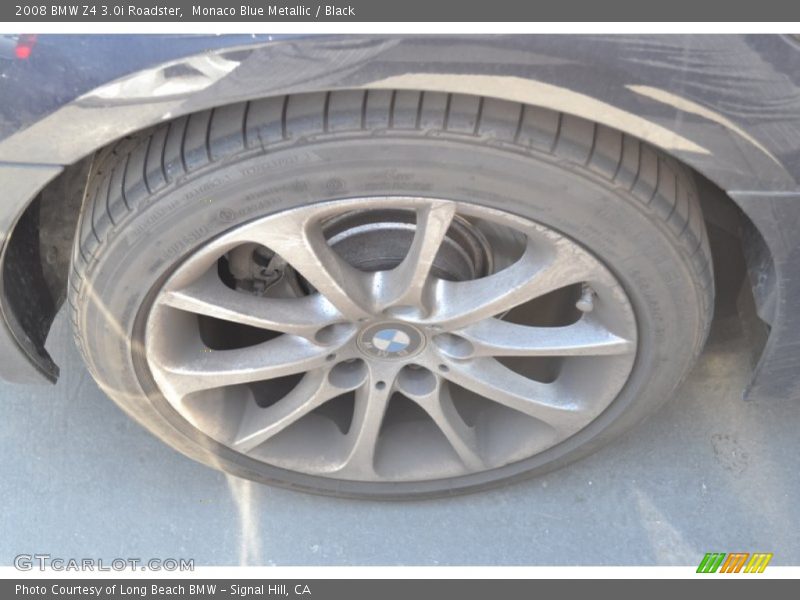 Monaco Blue Metallic / Black 2008 BMW Z4 3.0i Roadster