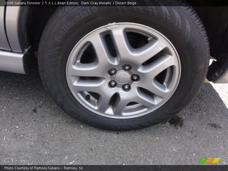 Dark Gray Metallic / Desert Beige 2008 Subaru Forester 2.5 X L.L.Bean Edition