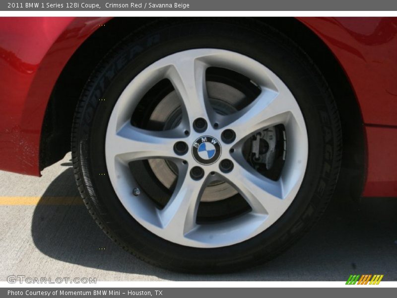 Crimson Red / Savanna Beige 2011 BMW 1 Series 128i Coupe