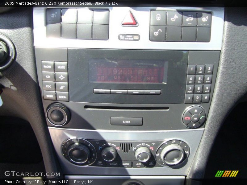 Black / Black 2005 Mercedes-Benz C 230 Kompressor Sedan