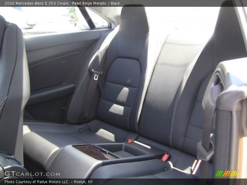 Pearl Beige Metallic / Black 2010 Mercedes-Benz E 350 Coupe