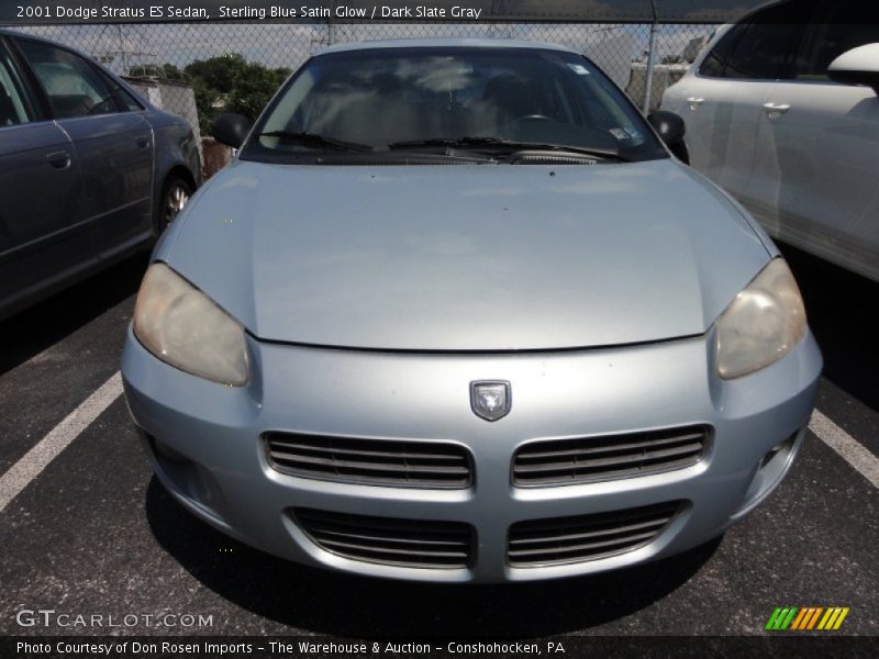Sterling Blue Satin Glow / Dark Slate Gray 2001 Dodge Stratus ES Sedan