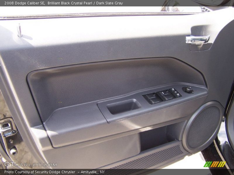 Brilliant Black Crystal Pearl / Dark Slate Gray 2008 Dodge Caliber SE