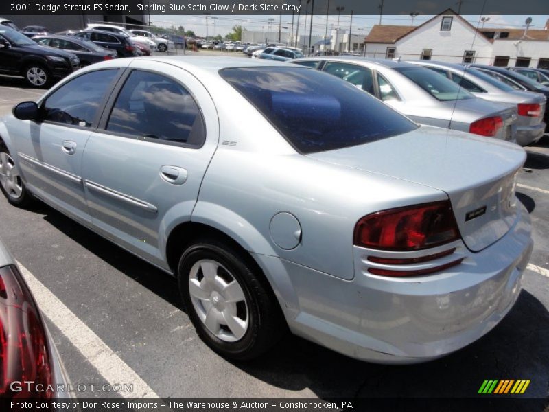 Sterling Blue Satin Glow / Dark Slate Gray 2001 Dodge Stratus ES Sedan