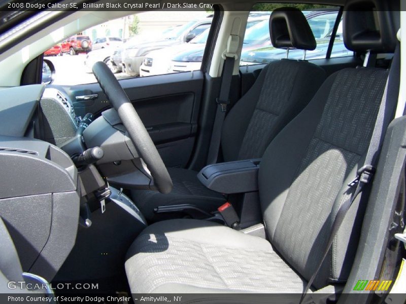 Brilliant Black Crystal Pearl / Dark Slate Gray 2008 Dodge Caliber SE