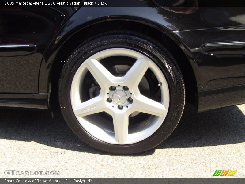 Black / Black 2009 Mercedes-Benz E 350 4Matic Sedan