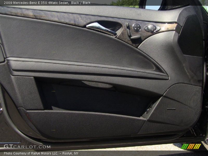 Black / Black 2009 Mercedes-Benz E 350 4Matic Sedan