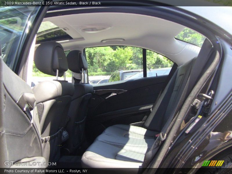 Black / Black 2009 Mercedes-Benz E 350 4Matic Sedan