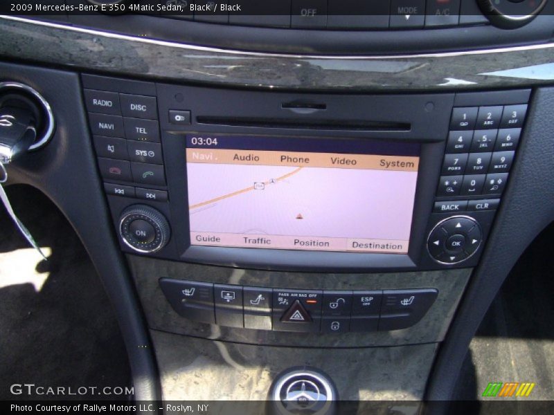 Black / Black 2009 Mercedes-Benz E 350 4Matic Sedan