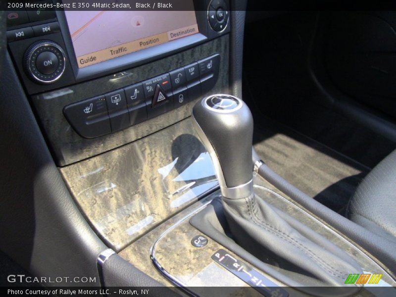 Black / Black 2009 Mercedes-Benz E 350 4Matic Sedan