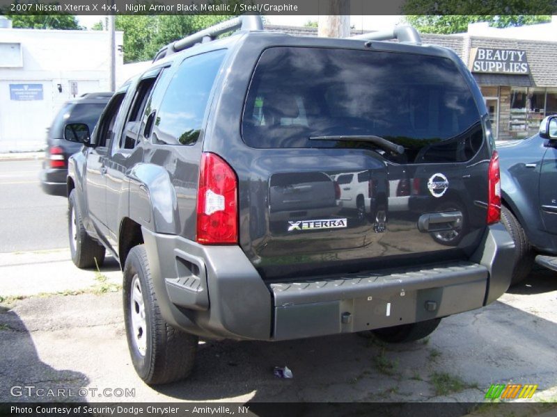 Night Armor Black Metallic / Steel/Graphite 2007 Nissan Xterra X 4x4