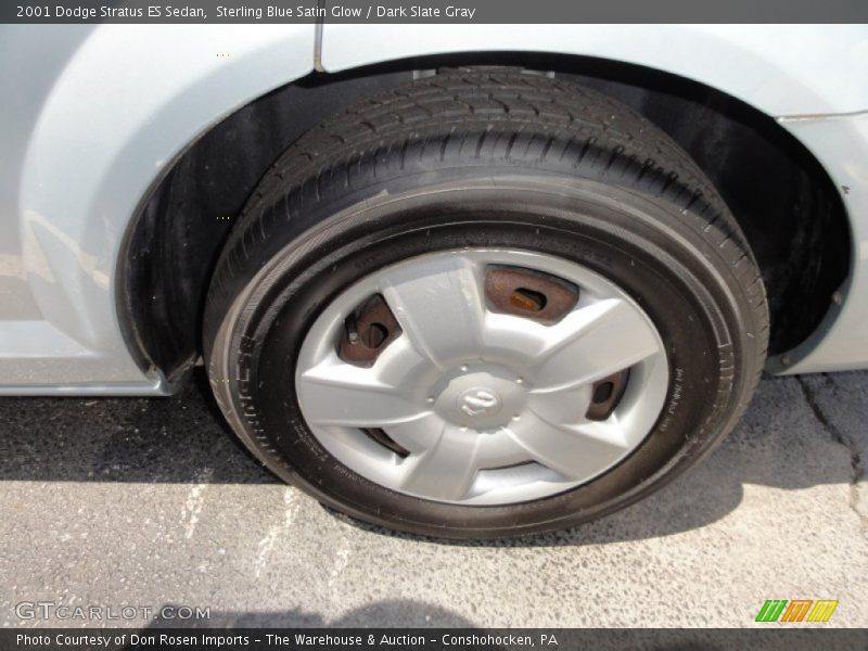 Sterling Blue Satin Glow / Dark Slate Gray 2001 Dodge Stratus ES Sedan