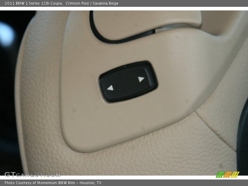 Crimson Red / Savanna Beige 2011 BMW 1 Series 128i Coupe