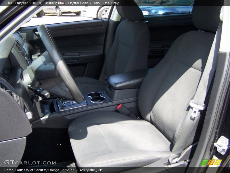 Brilliant Black Crystal Pearl / Dark Slate Gray 2008 Chrysler 300 LX