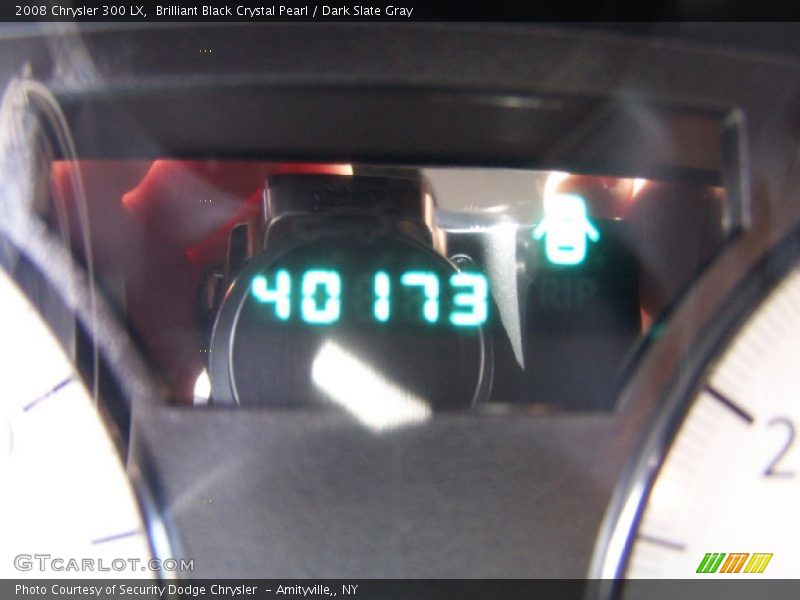 Brilliant Black Crystal Pearl / Dark Slate Gray 2008 Chrysler 300 LX