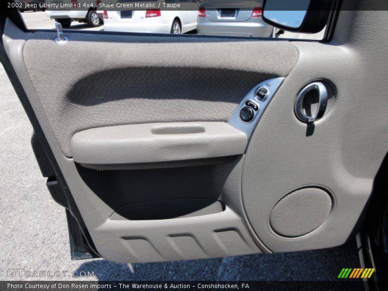 Shale Green Metallic / Taupe 2002 Jeep Liberty Limited 4x4