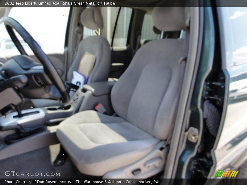 Shale Green Metallic / Taupe 2002 Jeep Liberty Limited 4x4