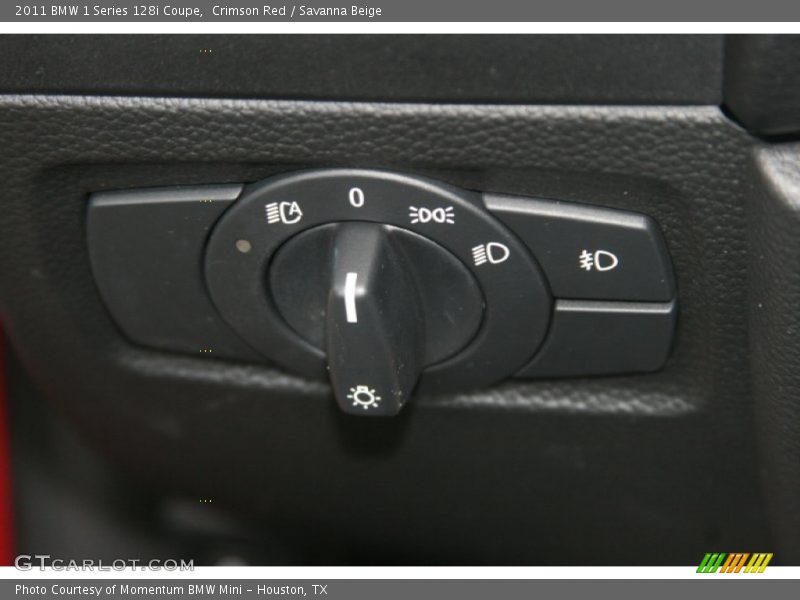 Crimson Red / Savanna Beige 2011 BMW 1 Series 128i Coupe