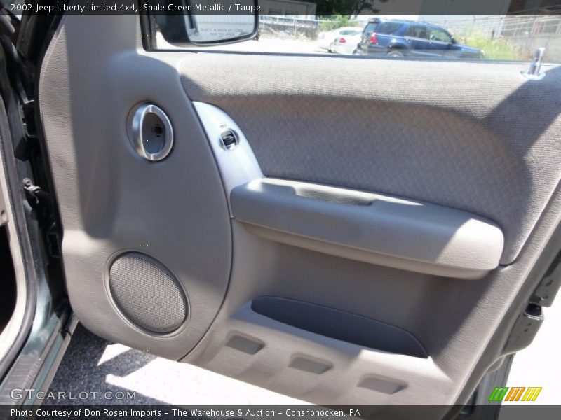 Shale Green Metallic / Taupe 2002 Jeep Liberty Limited 4x4