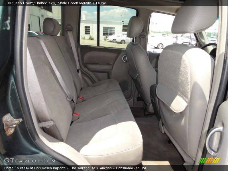 Shale Green Metallic / Taupe 2002 Jeep Liberty Limited 4x4